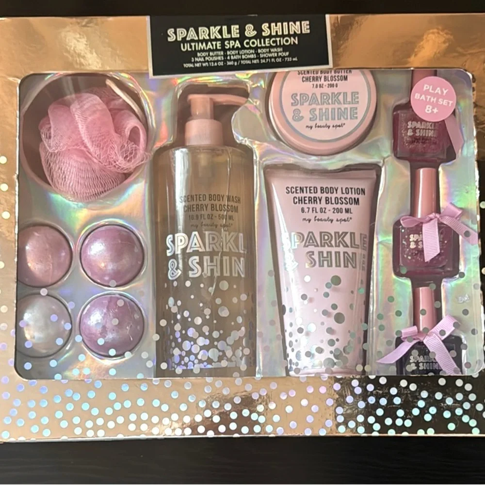 Sparkle & Shine Ultimate Spa Collection Play Spa kids 8+ New in box